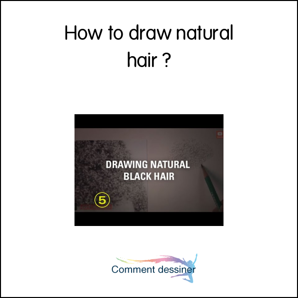 How to draw natural hair